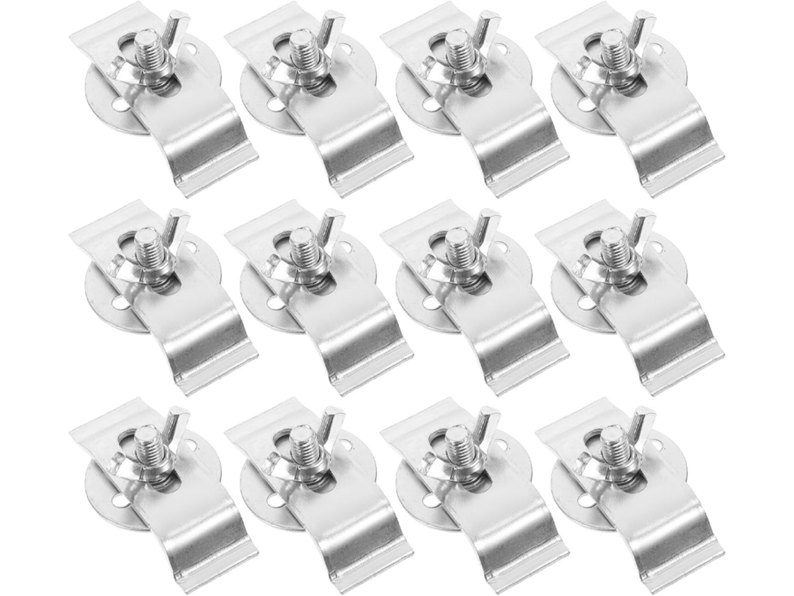 Nuobesty Conjunto Com 30-clips De Fixação Para Pia Embutir Em Aço Inoxidável, Fácil Instalação E Redução De Ruído Para