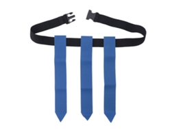 Business cinto de Futebol de Bandeira ajustável com 3 Bandeiras para Crianças Jovens e Adultos | S/MARCA