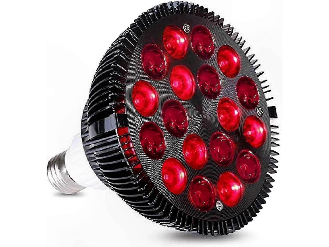 Lâmpada de Terapia Luz Vermelha Wolezek 54w com 18 Leds, Combinada 660nm e Infravermelho Próximo 850nm para Alív GOKOCO