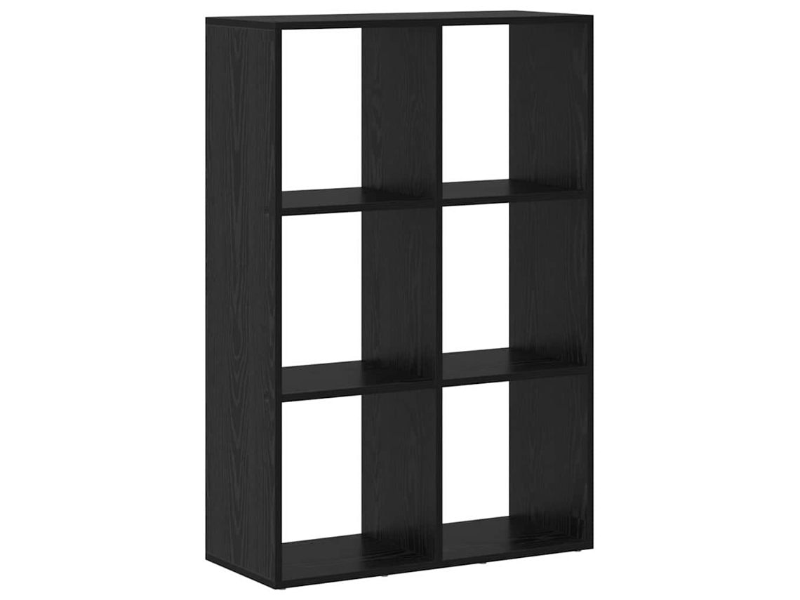 Armário para livros Carvalho Preto 69,5x29x103,5 cm MAISON EXCLUSIVE