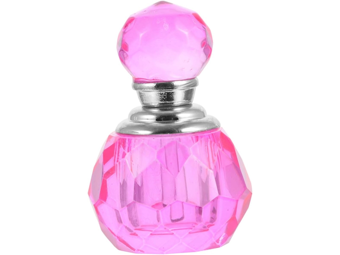 Frasco De Perfume Rosa Em Vidro Artificial, Com Vedação Hermética, E , Óleos Essenciais E Fragrância Gokoco