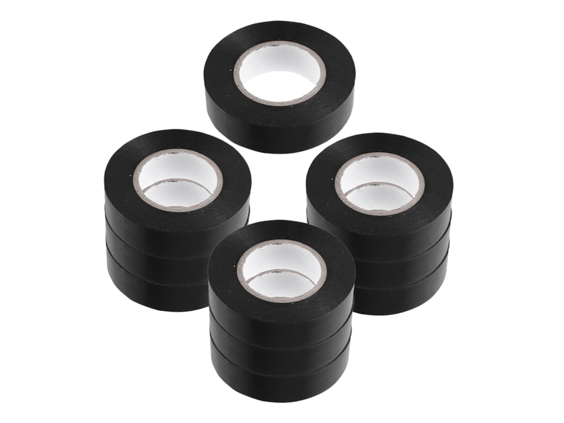Fita Isolante Industrial Cabilock, Pacote Com 10 Rolos Fita De Pvc Alta Resistência Para Fiação Elétrica, Ideal Para
