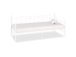 Vidaxl Estrutura Sofá-cama 90x200 Cm Metal Branco