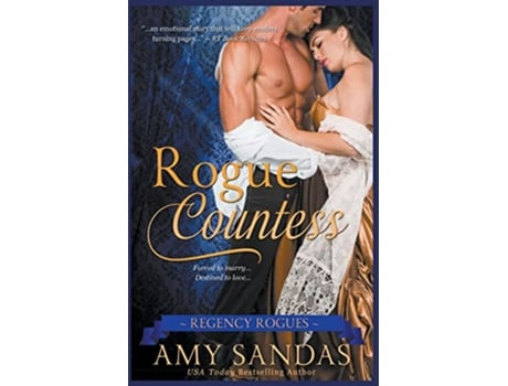 Livro Rogue Countess Regency Rogues de Amy Sandas (Inglês)