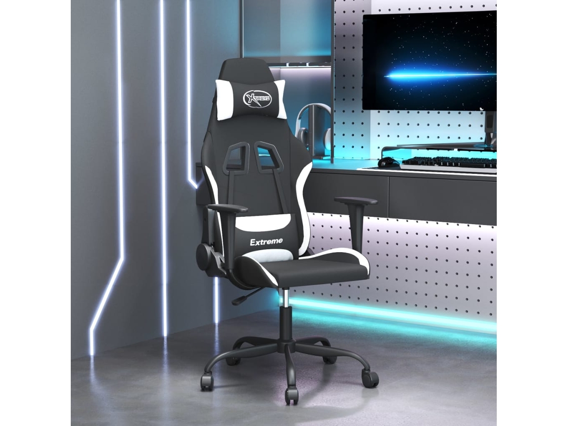 Gaming Chair, Gaming Chairs Vidaxl Branco Tecido