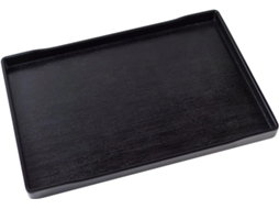 Tigela Portátil Para Água E Alimentos, Em Plástico, Tamanho Xl, Base Antiderrapante, Acabamento Preto, Indicado A Répteis, Lagartos