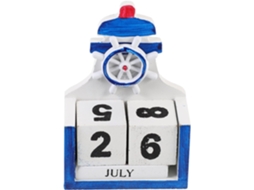 Calendário de Madeira, Mediterrâneo, Bloco para Mesa e CHABERLU
