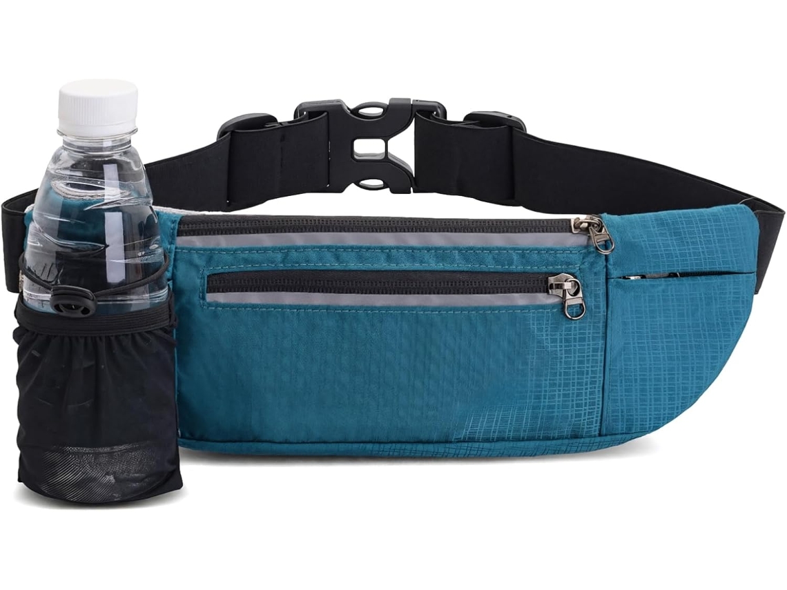 Pochete Esportiva BESPORTBLE, Ajustável, com Porta Garrafa e Bolsos