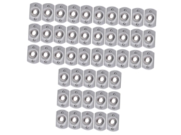 Conjunto Com 3 Pacotes De 15 Porcas T Para Eletrodomésticos E Brinquedos M8, Porcas T Com Pontas, Insertos De Solda M8