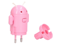 Adaptador Universal Usb Robô, Rosa LAXISCREED