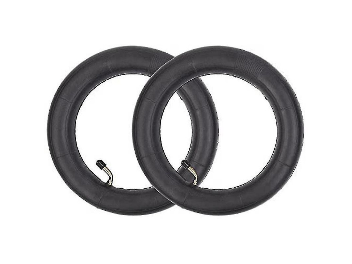 Câmara De Ar Interna Para Scooter Elétrico, Veículo De Equilíbrio, Cadeira De Rodas - 10x2.0/2.125/2.25/2.50, 2 Unidades, Borracha Preta