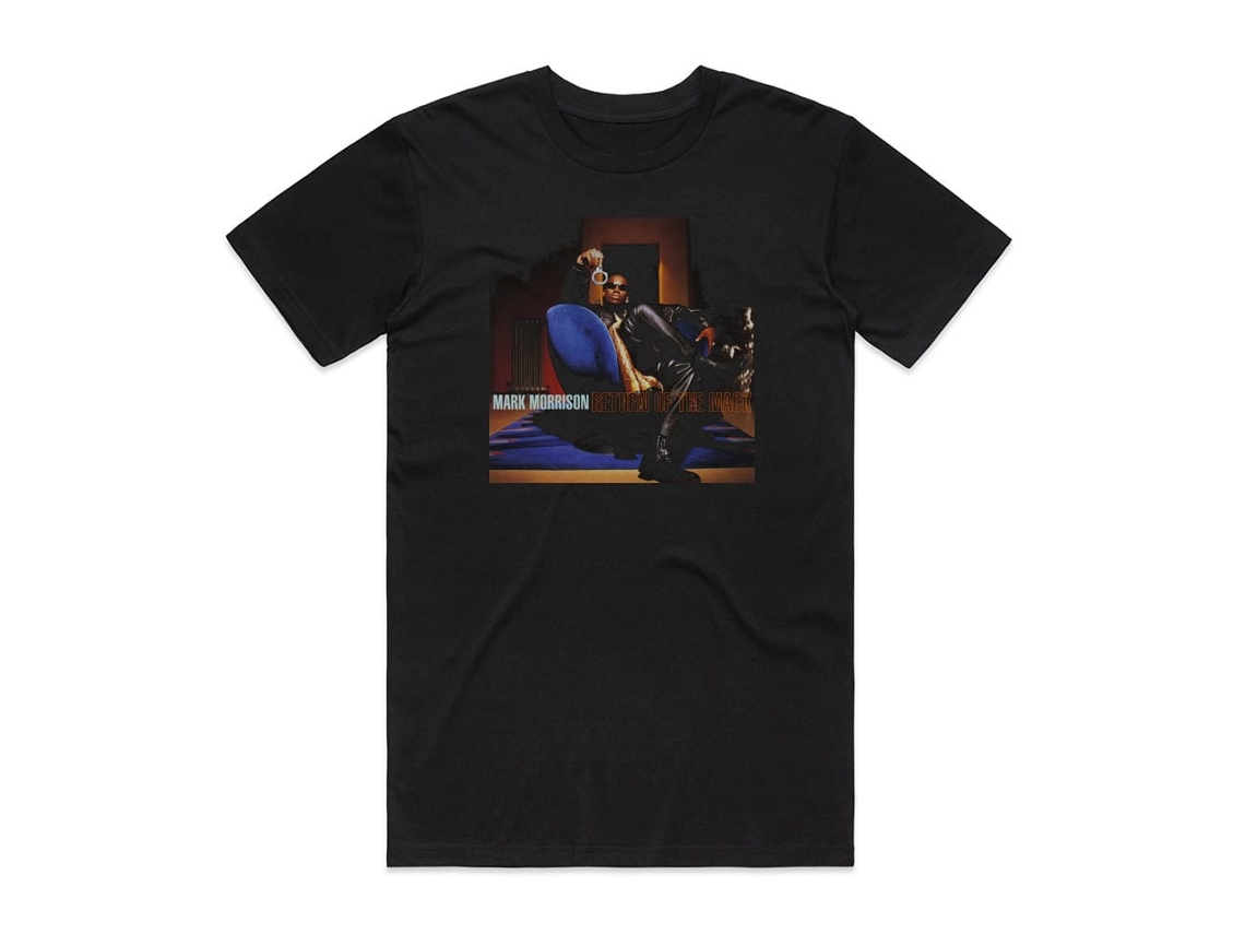 Mark Morrison Return Of The Mack 1 Album Cover T-shirt Black Rockinstonesize-xxxl