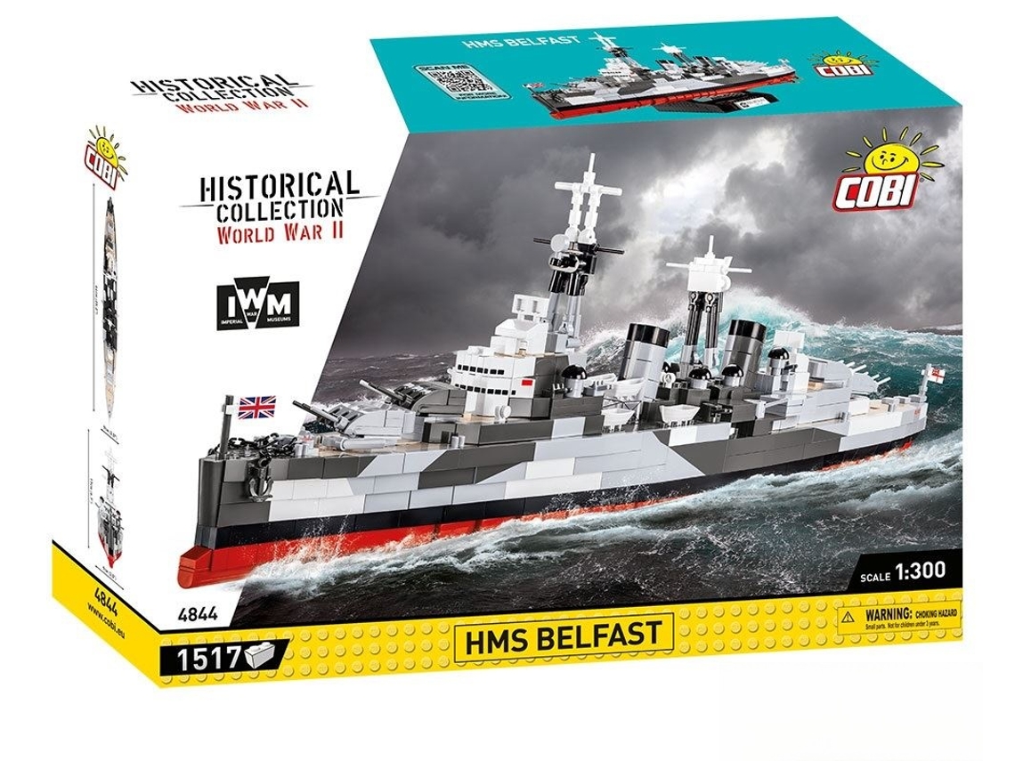 Cobi Historical Collection World War Ii 48444 Hms Belfast 4844