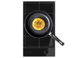 Cecotec Placa A Gás De 1 Queimador Bolero Squad G 14f Glass Black, 3,4kw, Vidro Preto, Grelhas De Ferro Fundido, Queimador Wok