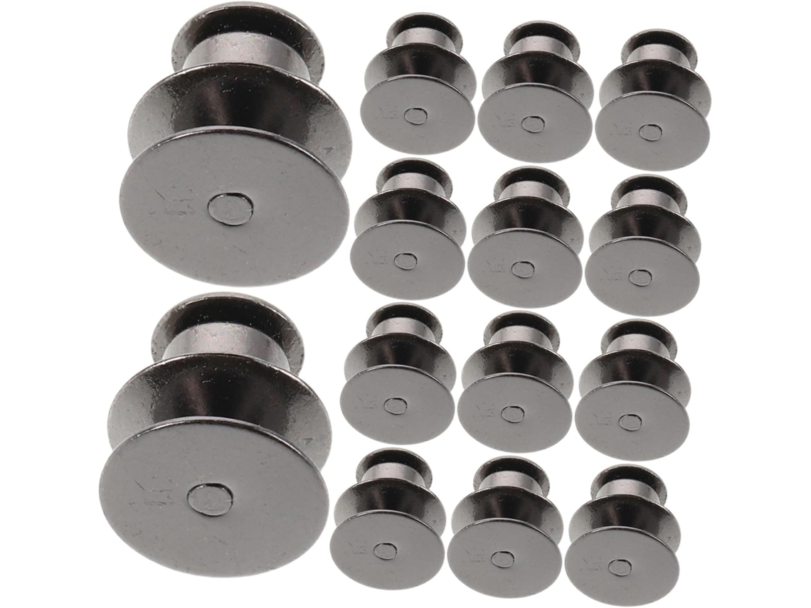 Conjunto Amosfun Com 30 Fechos De Segurança Metálicos Para Pins Esmalte, Com Trava Traseira, Leves E Portáteis, Em Liga