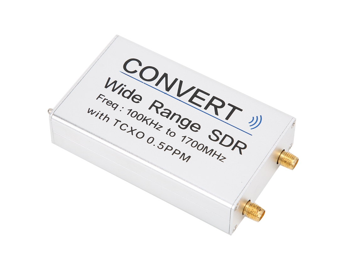 Receptor Silver Link 100kHz 1,7GHz UV-HF USB RTL SDR com antena