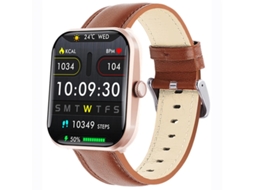 Smartwatch com monitoramento de frequência cardíaca, pressão arterial e temperatura, notificação push e medição de açúcar não invasiva. Não é Sa Bestvite