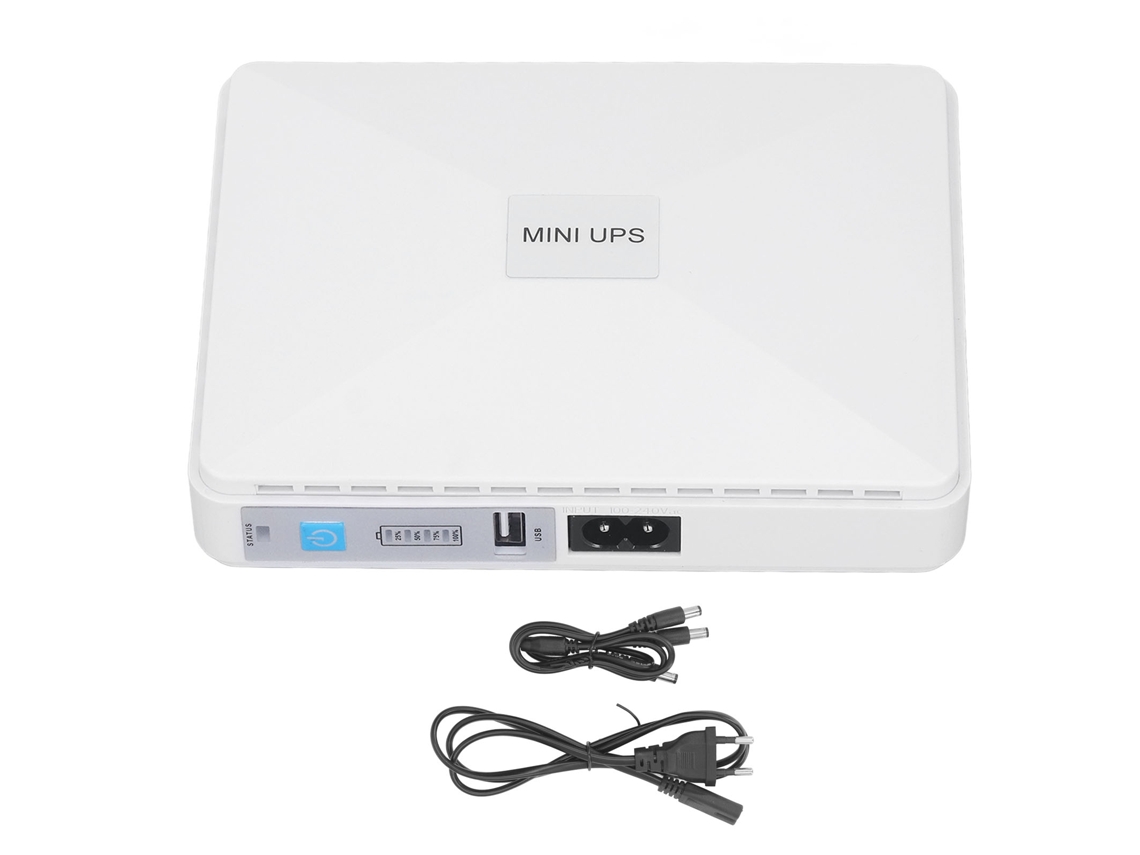 Mini UPS Bateria 8800mAh para Roteador e Câmera | S/MARCA