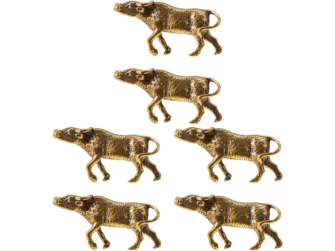 Pingentes Em Latão Em Formato De Vaca Para Decoração De Bolsas E Acessórios De Chaveiro.