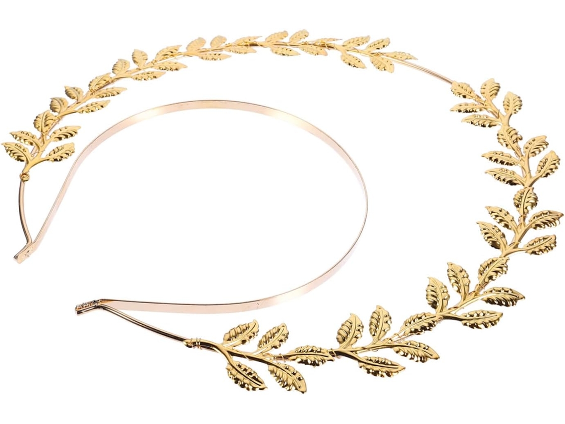Coroa Dourada Retrô De Camada Dupla, Acessório Chique Para Casamento, Tiara Para Mulheres E Meninas.