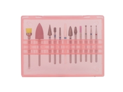 12pcs Conjunto De Ferramentas De Polimento Para Unhas Artísticas Com Brocas De Lixa Cerâmica (03)