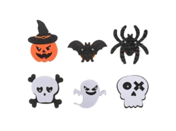 6 Peças de Broche de Halloween para Decoração de Halloween ALLINLESS
