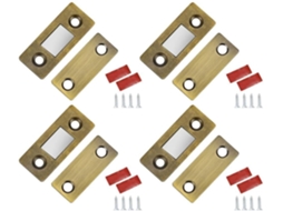 Conjunto De 4 Fechos Magnéticos Invisíveis Para Armários, Gavetas E
