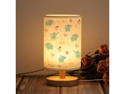 Luminária Noturna Elefante Infantil, 3 Cores Com Intensidade