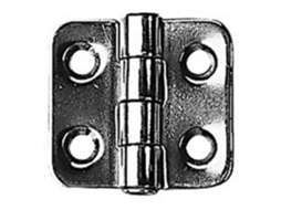 Dobradiça Inox 20 Prateado 20 X 38 X 2 Mmplastimo