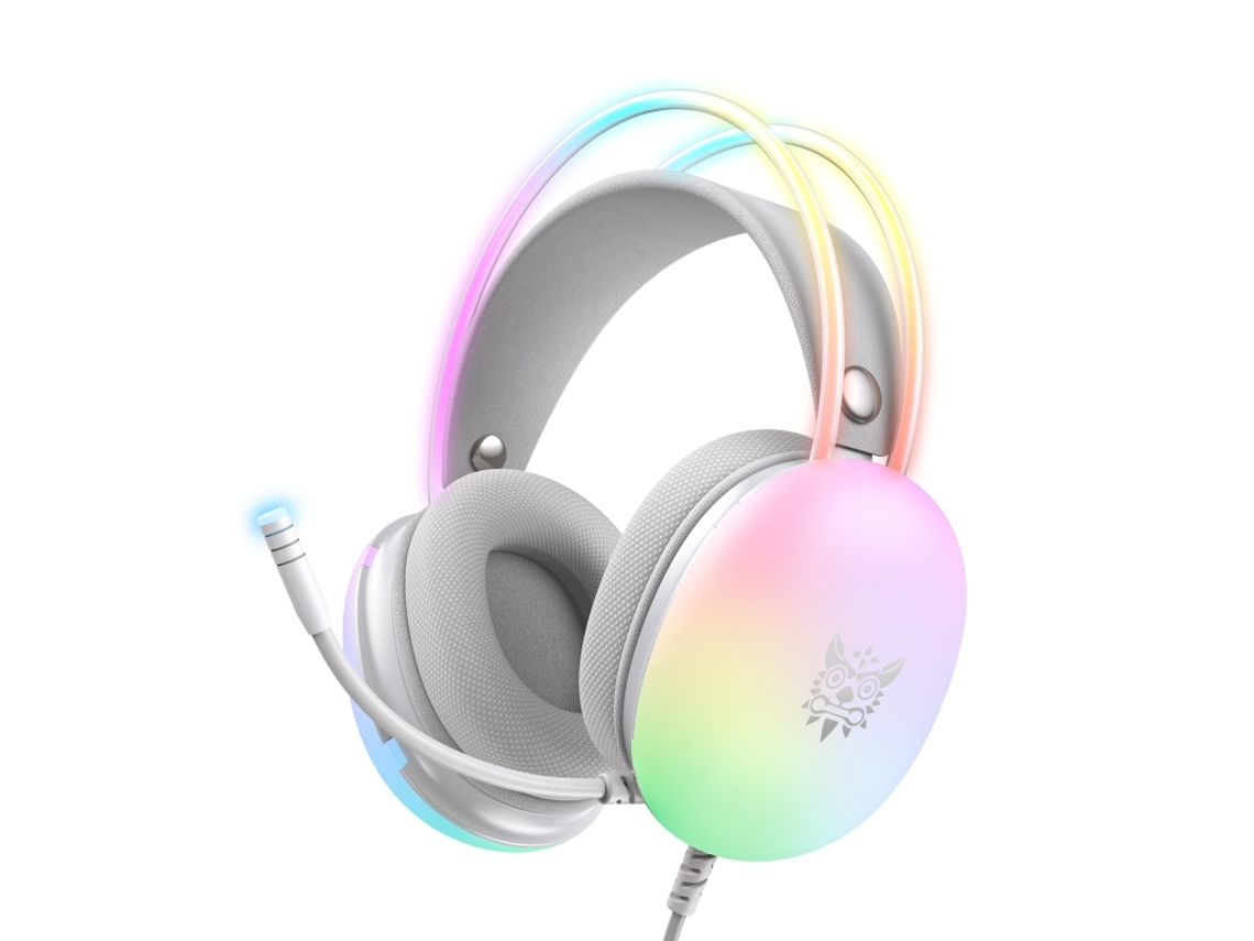 Auscultadores Gaming ZRUXE X25 Rgb Cabo Usb 50mm Microfone 360°