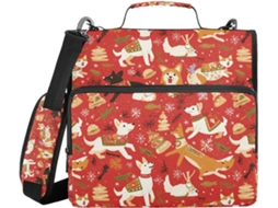 Organizador Grande Árvore De Natal Com Alça, Capacidade 3,8cm 1,5 Polegadas, Espaço 3 Sinos, Bolsa