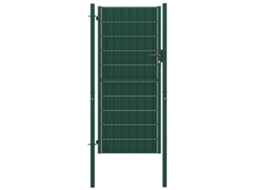 Fence Gate, Fence Gates Vidaxl Verde Aço (100 X 124 Cm)