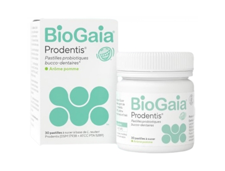 Prodentis Pastilles Probiotiques Bucco-Dentaires Sabor Maçã 30 Comprimidos BIOGAIA