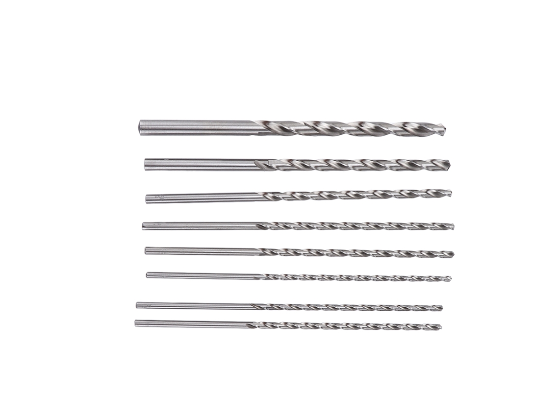 Conjunto De Brocas Laxiscreed Em Aço Rápido Para Metal E Madeira, Comprimento Extra-longo De 200mm