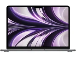 MacBook Air APPLE Cinzento Espacial (Recondicionado Flippers Como Novo - 13'' - Apple M2 - RAM: 8 GB - 256 GB - Teclado Português)
