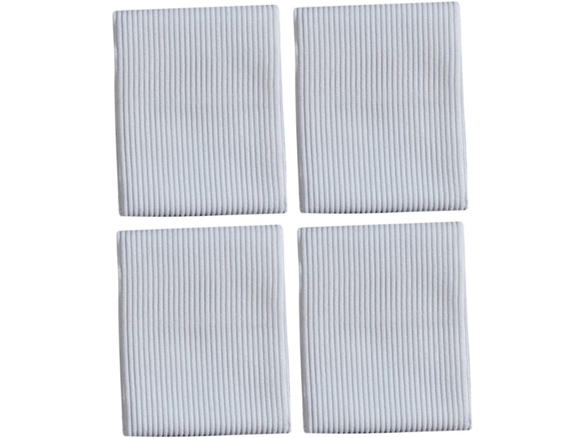 Conjunto De 4 Panos Limpeza Antibacterianos Fibra Extra Fina Brancos Para Cozinha, Multiuso, Lavar Louças E Limpar Vayotoy