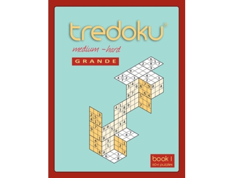 Livro Tredoku Medium Hard Grande Book 1 De Mindome Games (inglês)