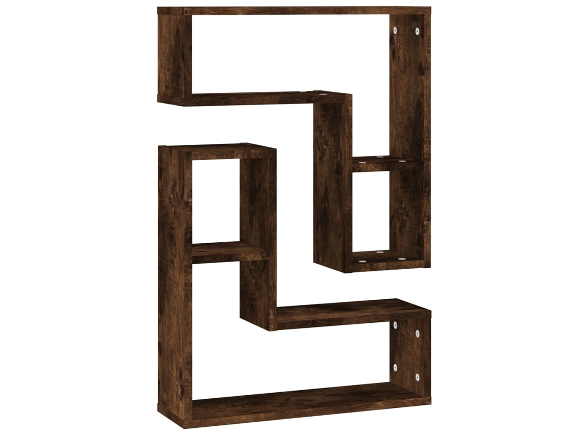 Wall Shelf, Wall Shelves Vidaxl Marrom Madeira Processada (n/a)