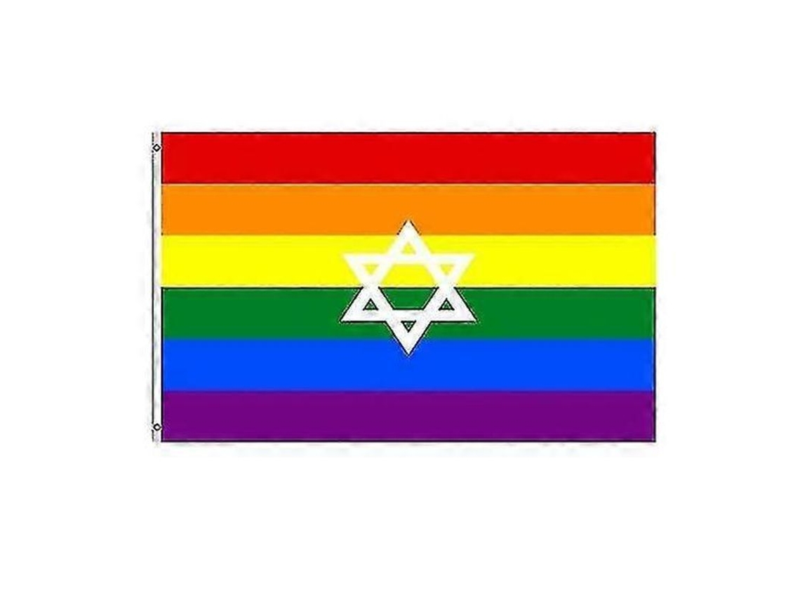 Bandeira 3x5 Ft Eu Estou Com Israel, Bandeira De Oração Para Israel, Nacional Com 2 Anéis De Cobre, Resistente À Ferrugem E Durável E