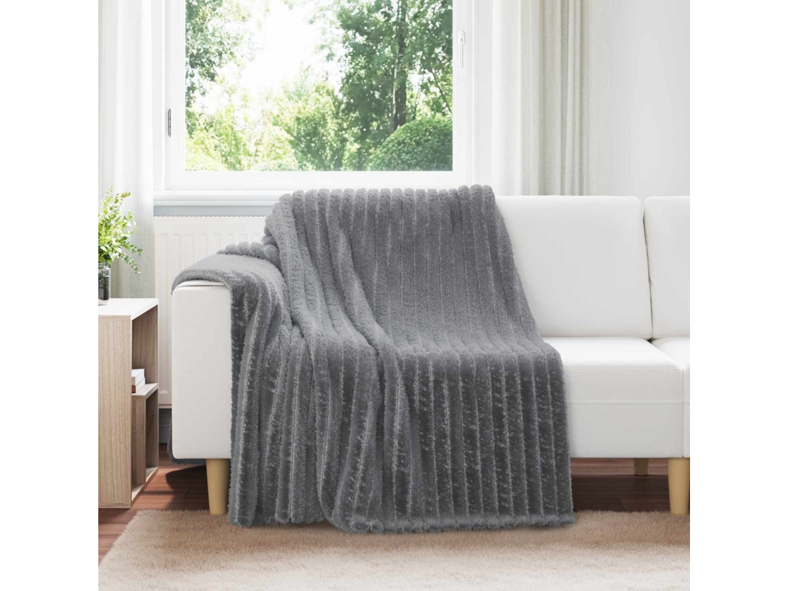 Vidaxl Cobertores De Sofá 6 Unid. Cinzento-escuro 200 X 150 Cm 4.75 Kg