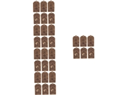 Conjunto De 30 Pingentes Latão Com Temas Diagramas Para Decoração Joias E Artesanato.