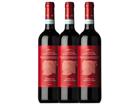 Cantina di Montalcino Sangiovese Rosso di Montalcino 75 cl (Caixa de 3 unidades)