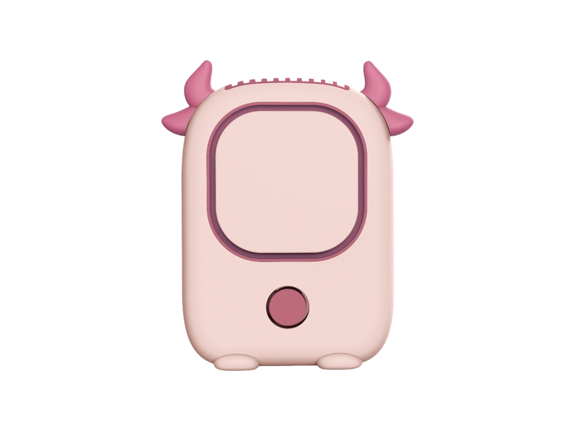 Ventilador de pescoço sem líquido USB portátil pink tipo demon LAXISCREED