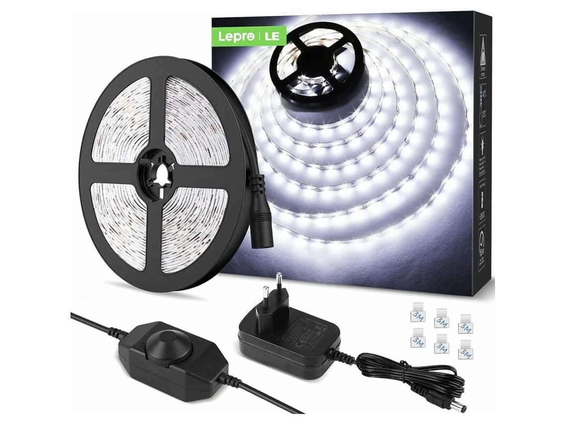Fita Led 5 M Autoadesiva Impermeável Para Quarto E Cozinha - Lurelia