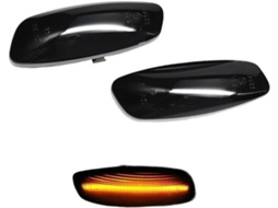 Piscas De Led Para Peugeot 308 207 3008 5008-piscas Laterais Dinâmicos Em Preto Normal
