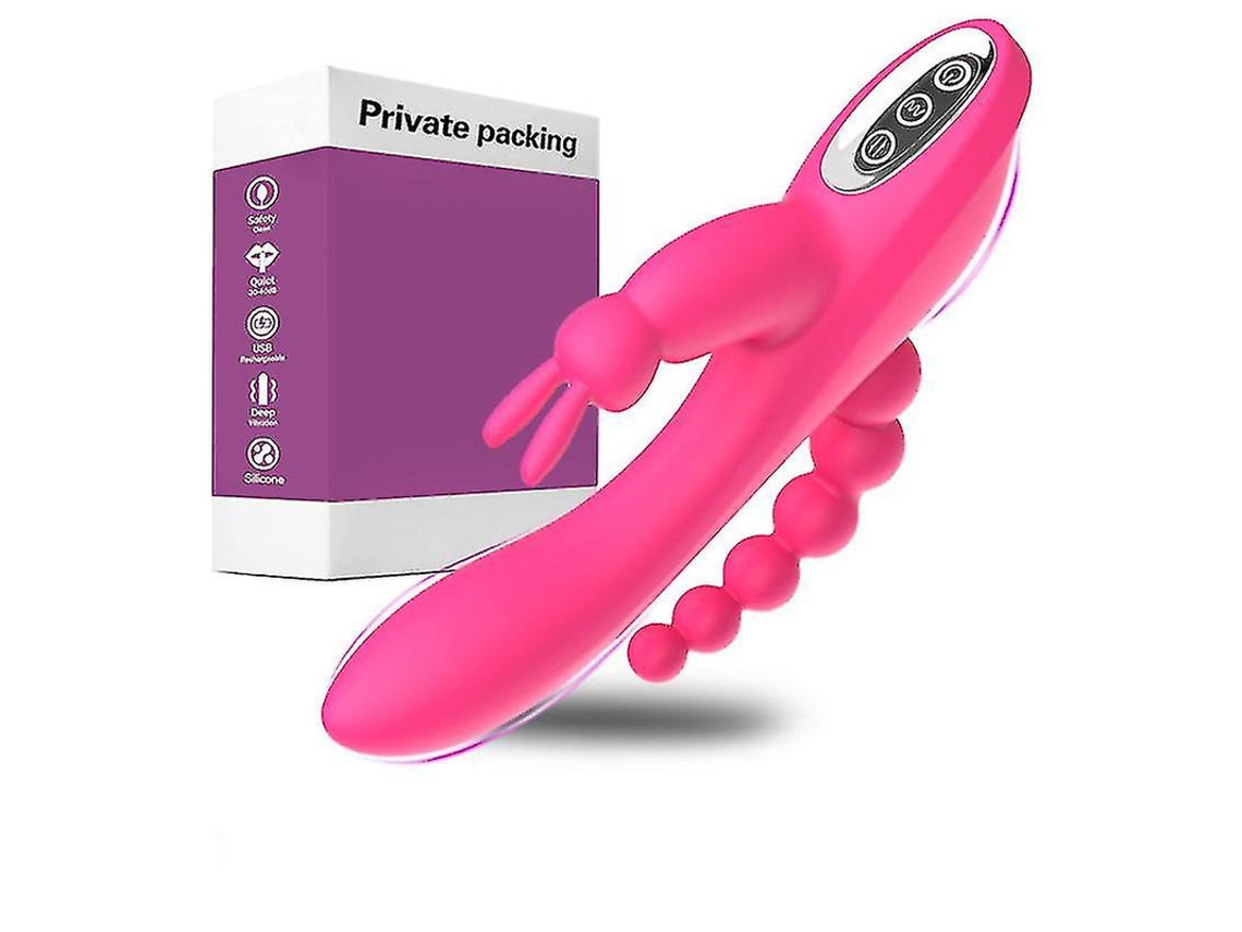 Vibradores Para Seu Clitóris E Ponto G Com Função De Impulso - Com 7 Modos De Vibração Poderosos, Recarregável, Versão Atualizada, Rosa