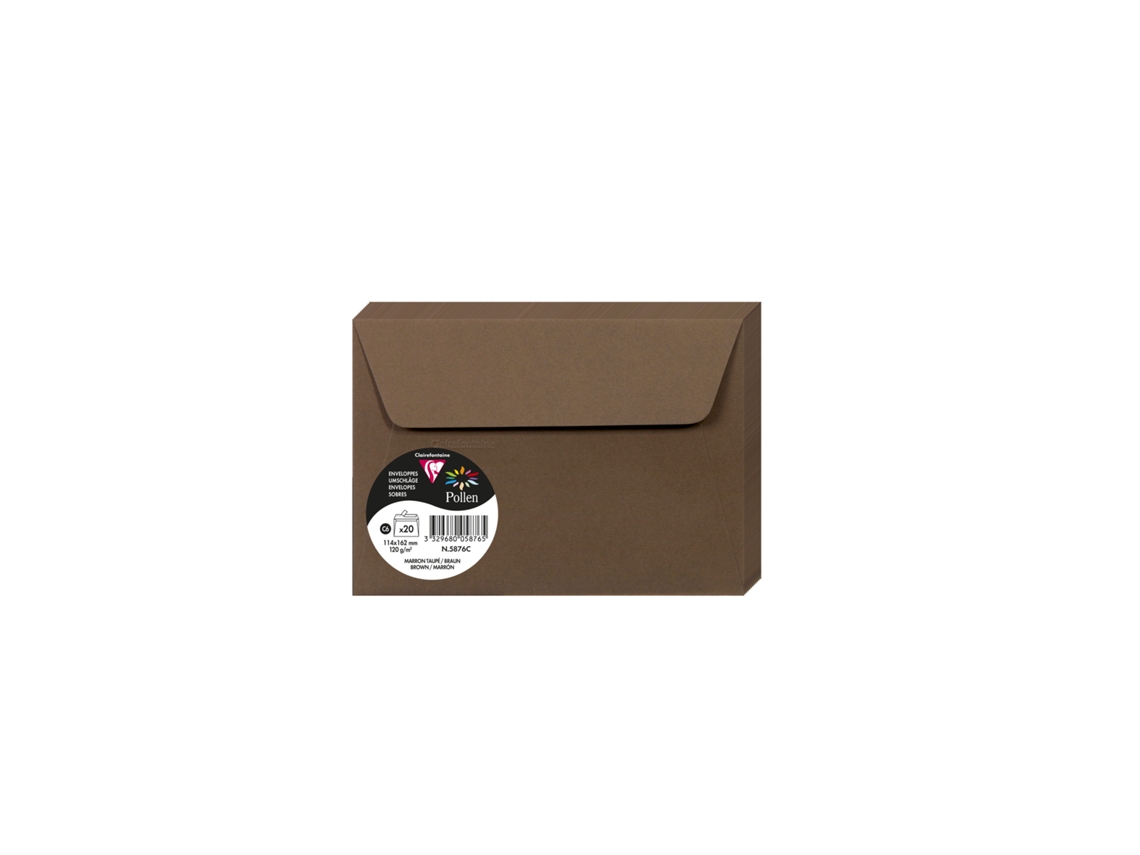 Envelope CLAIREFONTAINE Pollen C6 X20