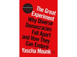 Livro The Great Experiment de Yascha Mounk  (Inglês)