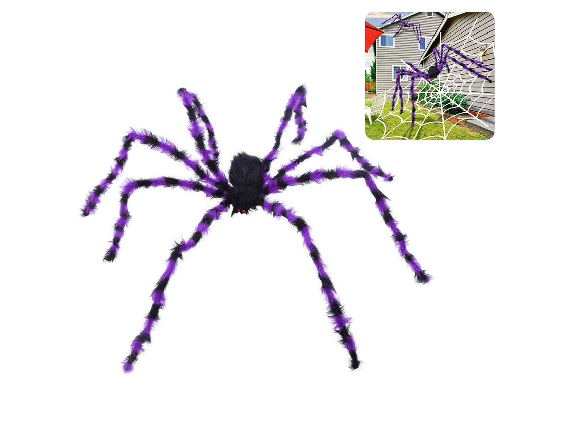 Ornamento De Aranha Gigante Assustadora Para Halloween