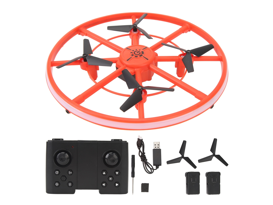 Drone De Brinquedo Voador Com Luz Led Controle Remoto Drone De Mão